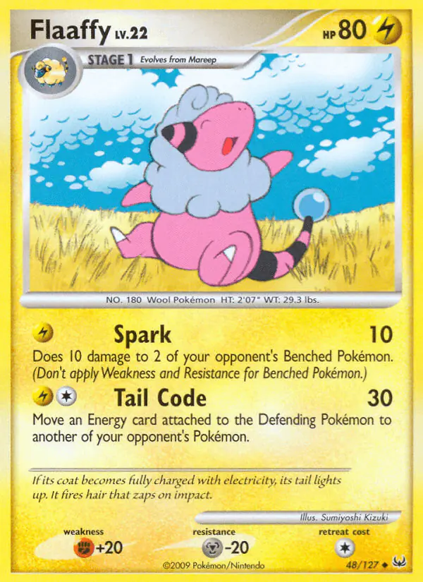 Carta Flaaffy 48/127 de Platinum