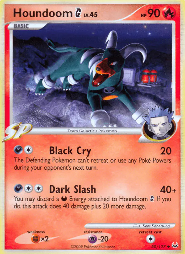 Carta Houndoom G 50/127 de Platinum