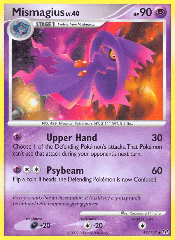 Carta Mismagius 55/127 de Platinum