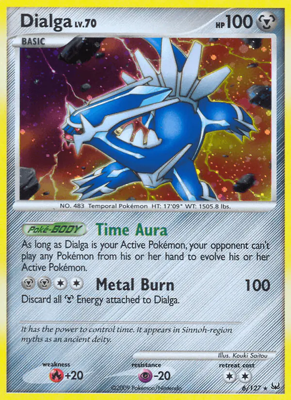 Carta Dialga 6/127 de Platinum