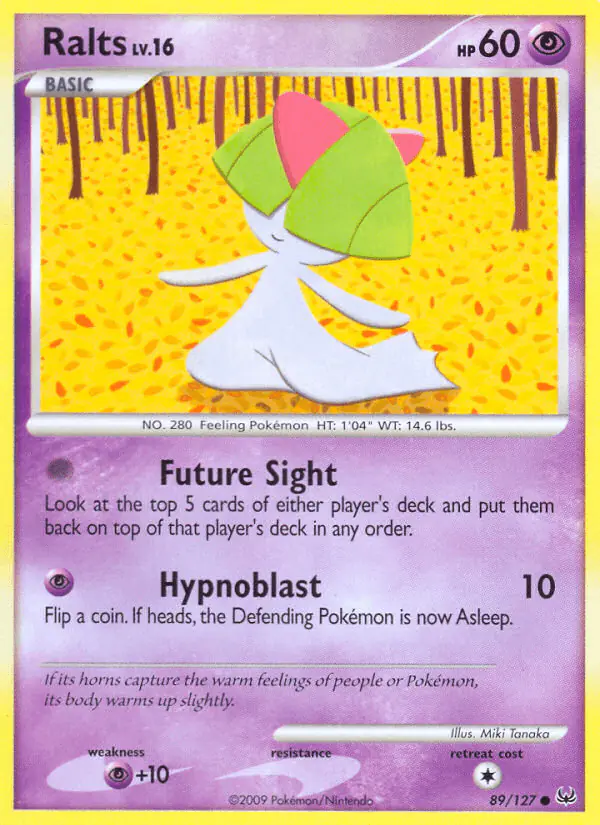 Carta Ralts 89/127 de Platinum