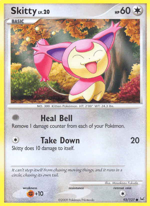 Carta Skitty 93/127 de Platinum