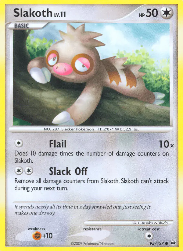 Carta Slakoth 95/127 de Platinum