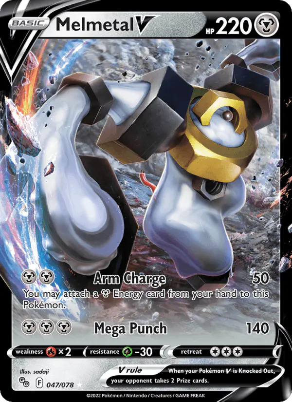 Carta Melmetal V 047/078 de Pokémon GO