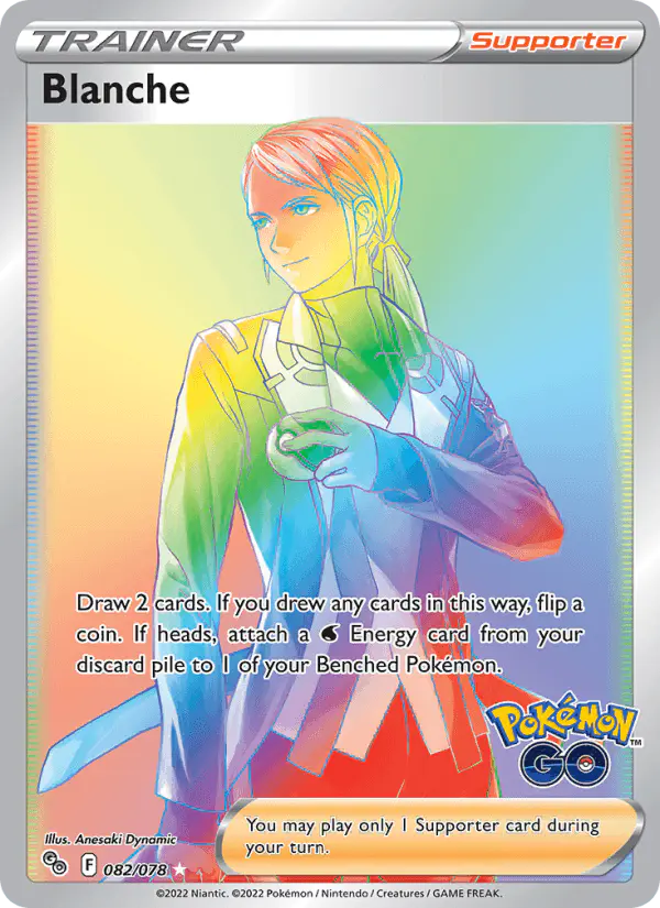 Carta Blanche 082/078 de Pokémon GO