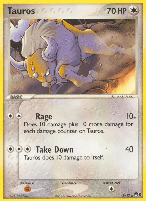Carta Tauros 5/17 de POP Series 2