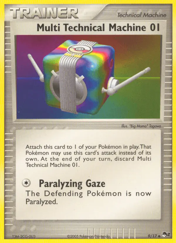 Carta Multi Technical Machine 01 9/17 de POP Series 2