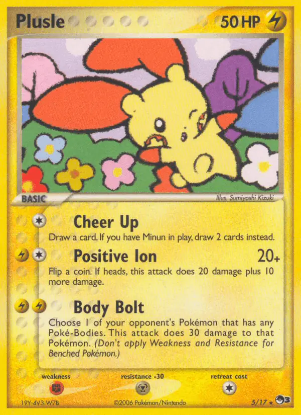 Carta Plusle 5/17 de POP Series 3