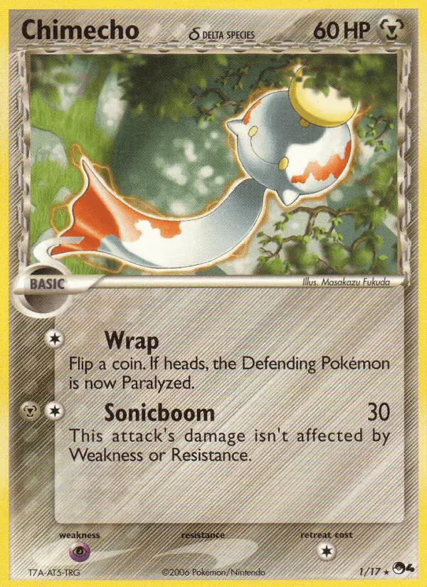 Carta Chimecho δ 1/17 de POP Series 4