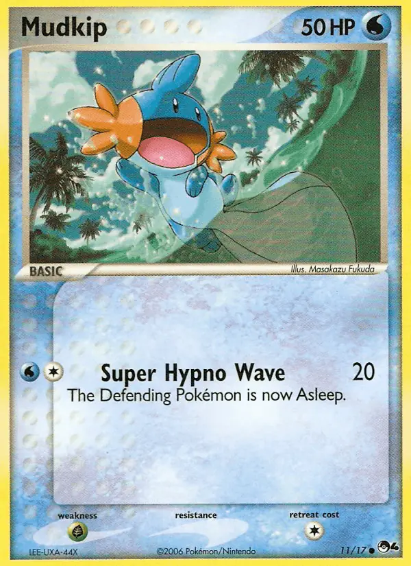 Carta Mudkip 11/17 de POP Series 4