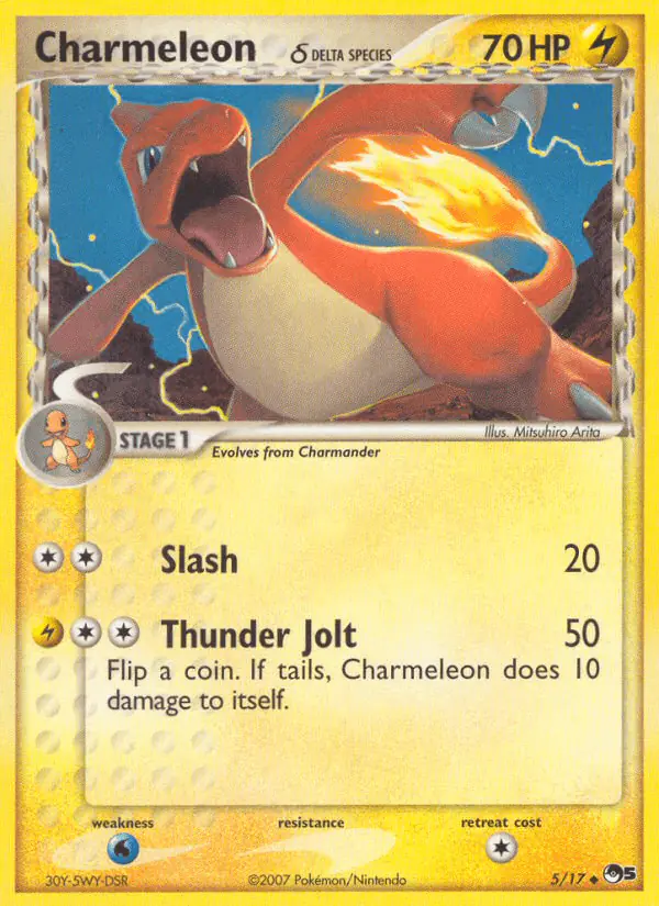 Carta Charmeleon δ 5/17 de POP Series 5