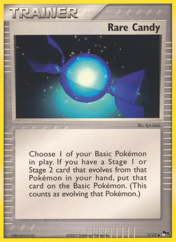 Carta Rare Candy 7/17 de POP Series 5