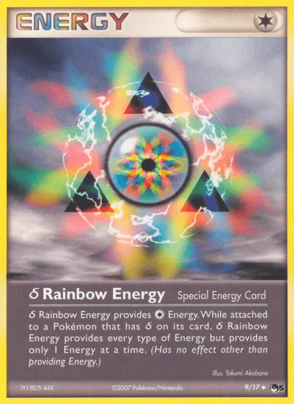 Carta δ Rainbow Energy 9/17 de POP Series 5