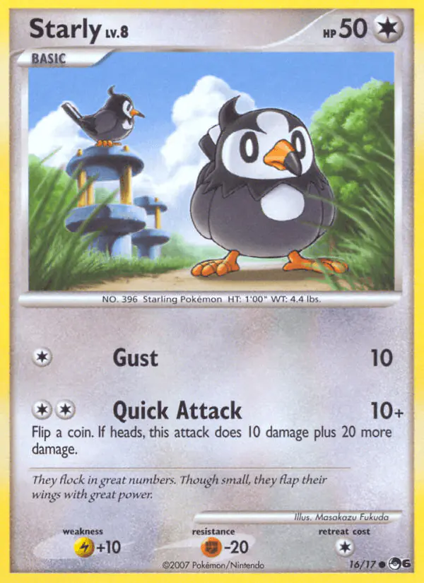 Carta Starly 16/17 de POP Series 6