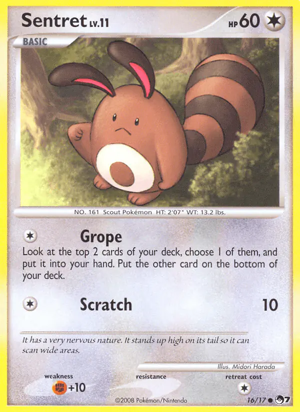 Carta Sentret 16/17 de POP Series 7