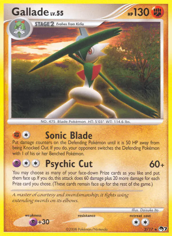 Carta Gallade 2/17 de POP Series 7