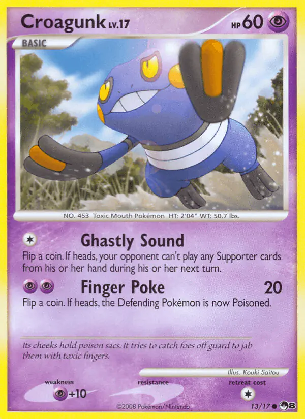 Carta Croagunk 13/17 de POP Series 8