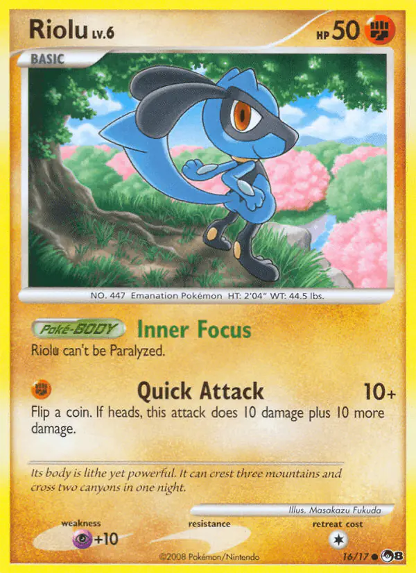Carta Riolu 16/17 de POP Series 8