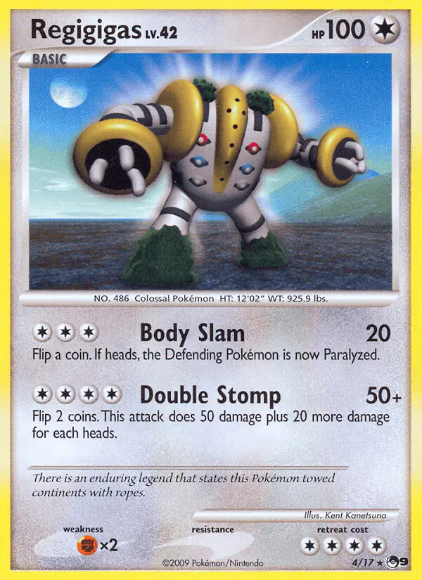 Carta Regigigas 4/17 de POP Series 9