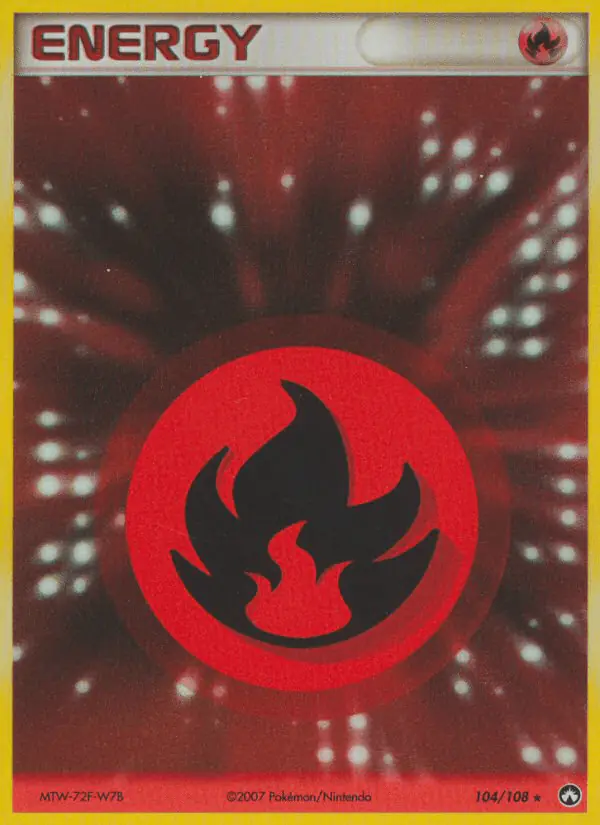 Carta Fire Energy 104/108 de Power Keepers