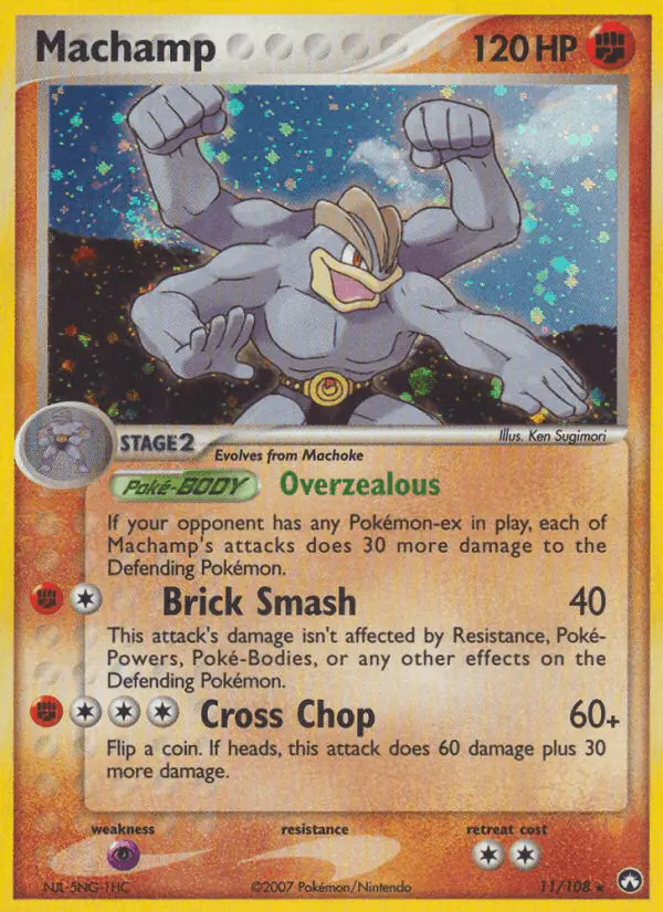 Carta Machamp 11/108 de Power Keepers