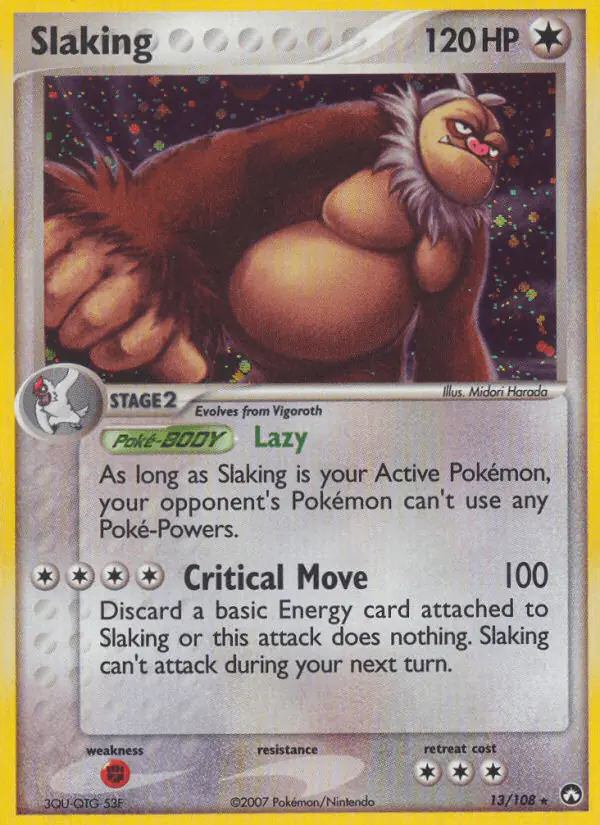 Carta Slaking 13/108 de Power Keepers