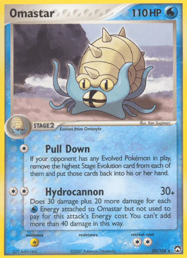 Carta Omastar 20/108 de Power Keepers