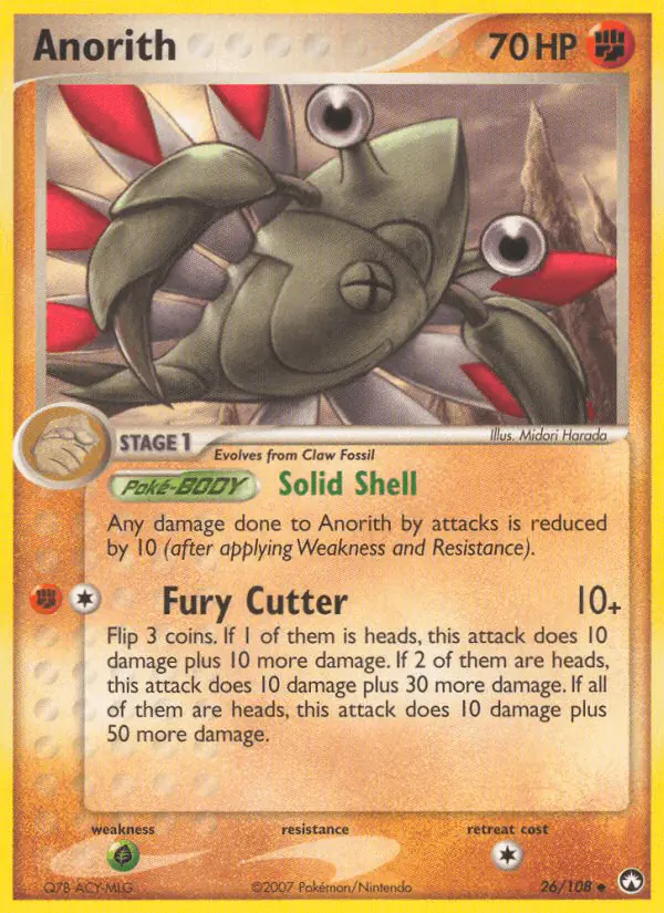 Carta Anorith 26/108 de Power Keepers