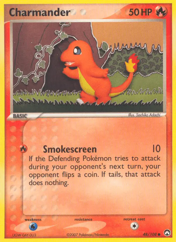 Carta Charmander 48/108 de Power Keepers