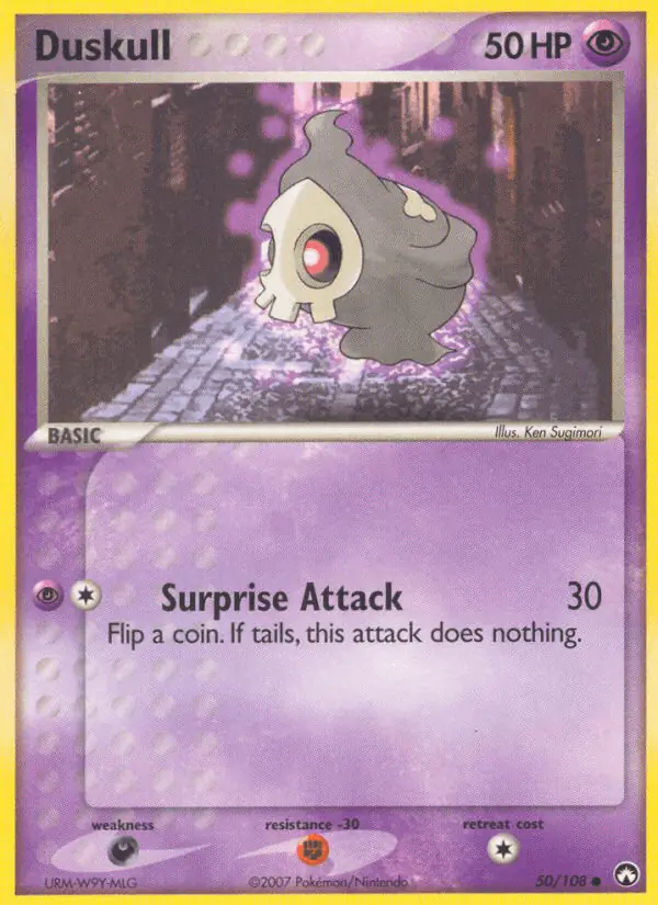 Carta Duskull 50/108 de Power Keepers