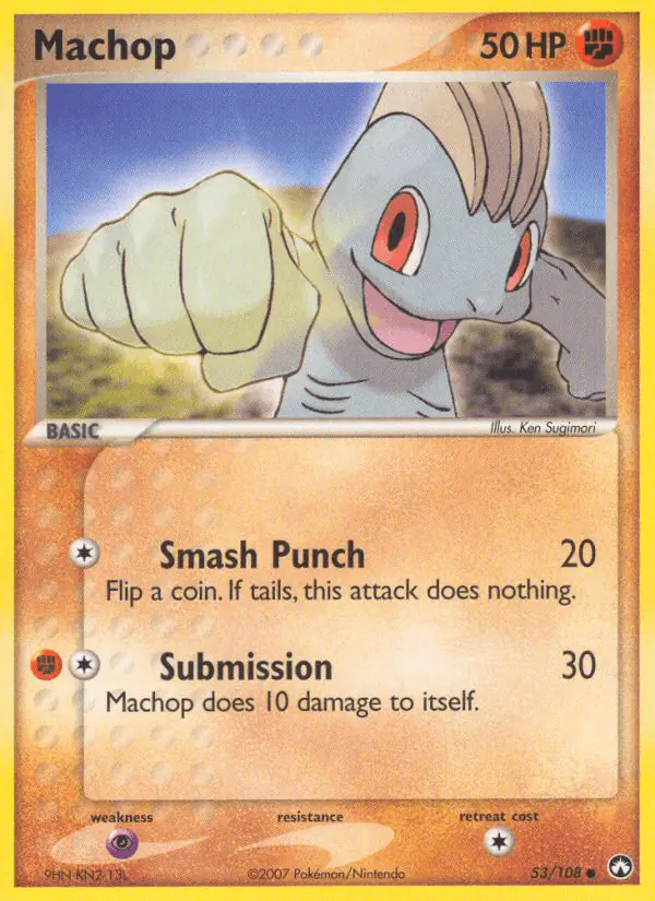 Carta Machop 53/108 de Power Keepers