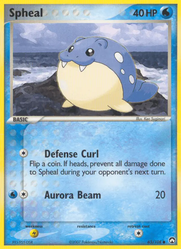 Carta Spheal 65/108 de Power Keepers