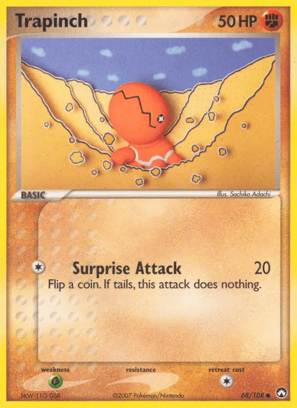 Carta Trapinch 68/108 de Power Keepers