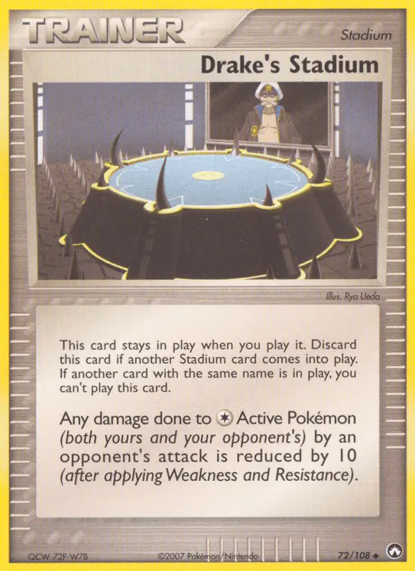 Carta Drake's Stadium 72/108 de Power Keepers