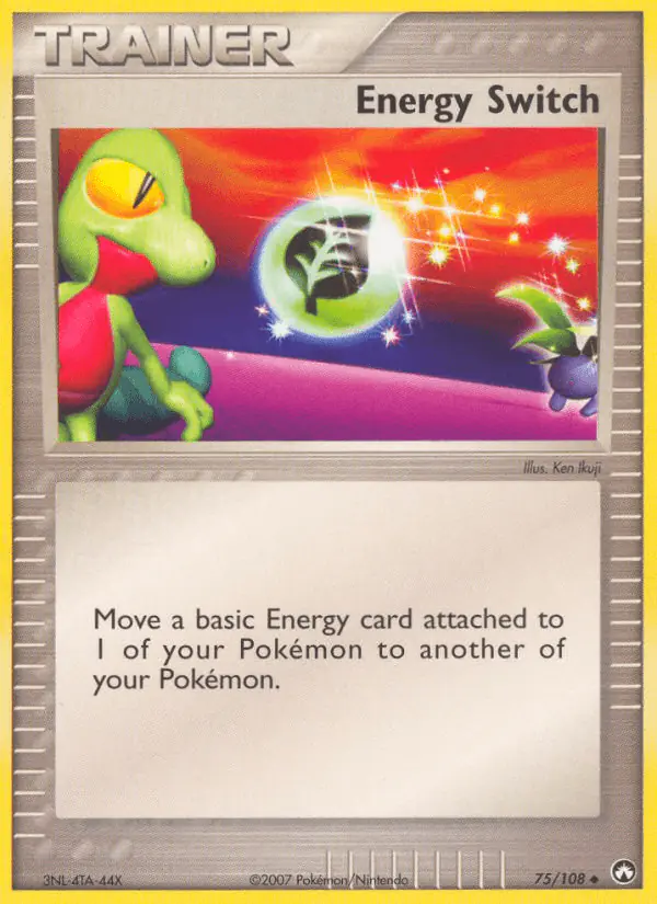 Carta Energy Switch 75/108 de Power Keepers