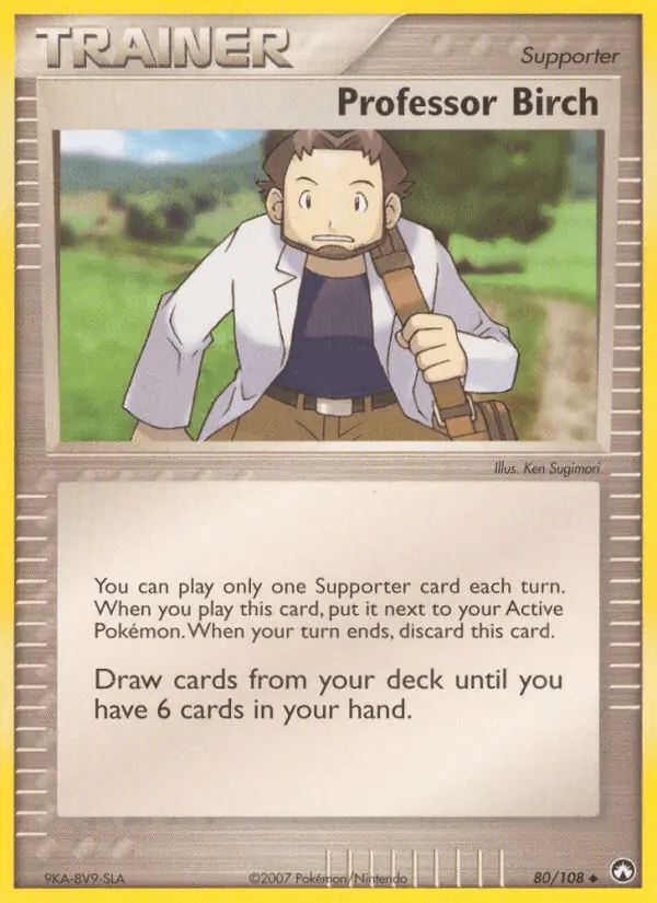 Carta Professor Birch 80/108 de Power Keepers