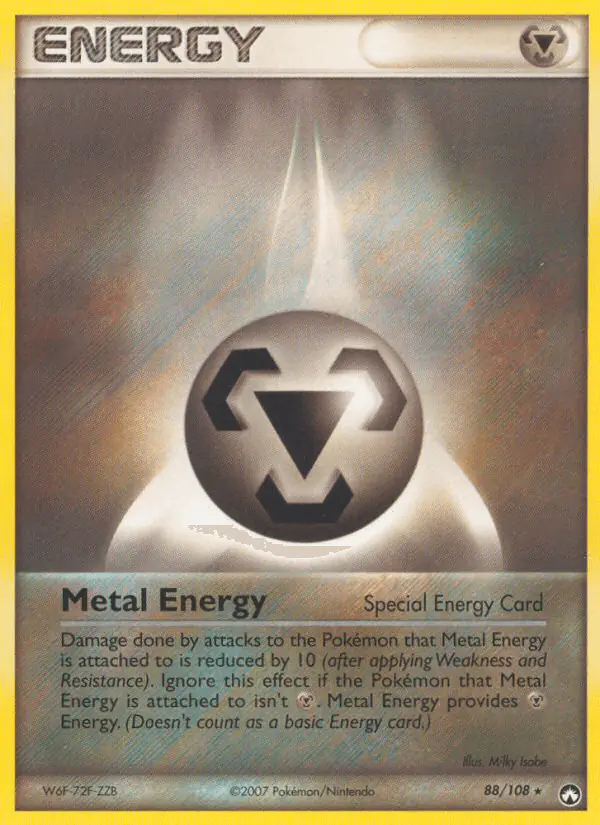 Carta Metal Energy 88/108 de Power Keepers