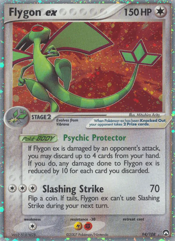 Carta Flygon ex 94/108 de Power Keepers