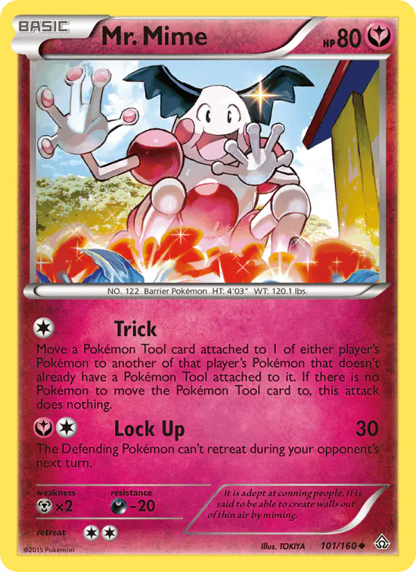 Carta Mr. Mime 101/160 de Primal Clash