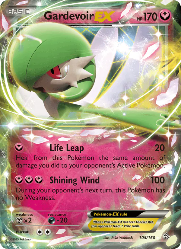 Carta Gardevoir EX 105/160 de Primal Clash