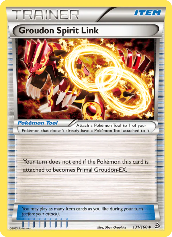 Carta Groudon Spirit Link 131/160 de Primal Clash