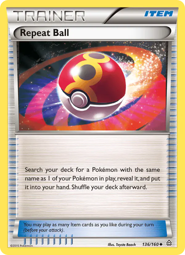 Carta Repeat Ball 136/160 de Primal Clash