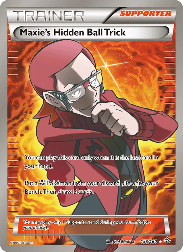 Carta Maxie's Hidden Ball Trick 158/160 de Primal Clash