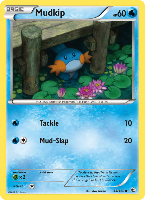 Carta Mudkip 33/160 de Primal Clash