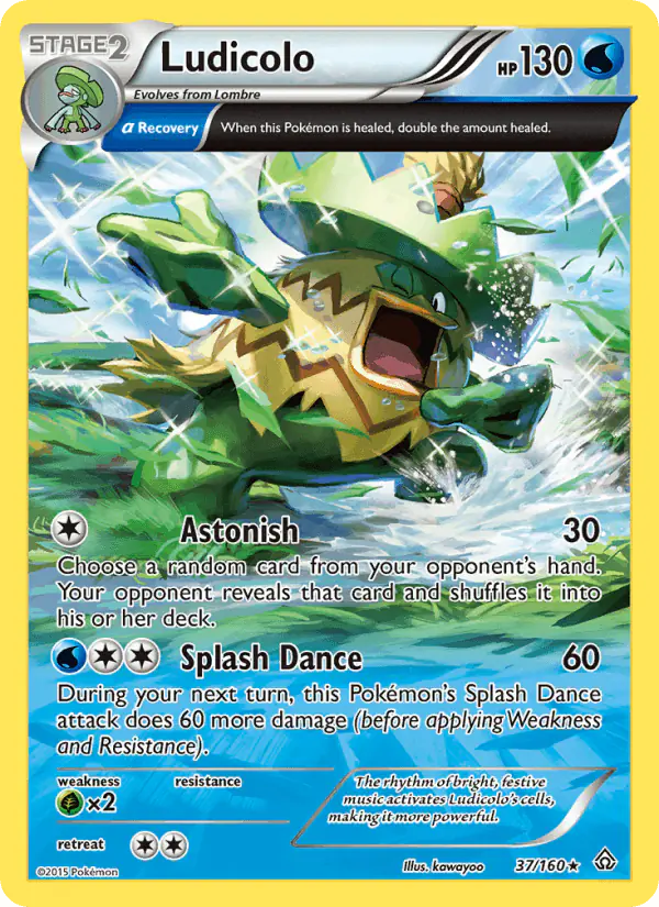 Carta Ludicolo 37/160 de Primal Clash