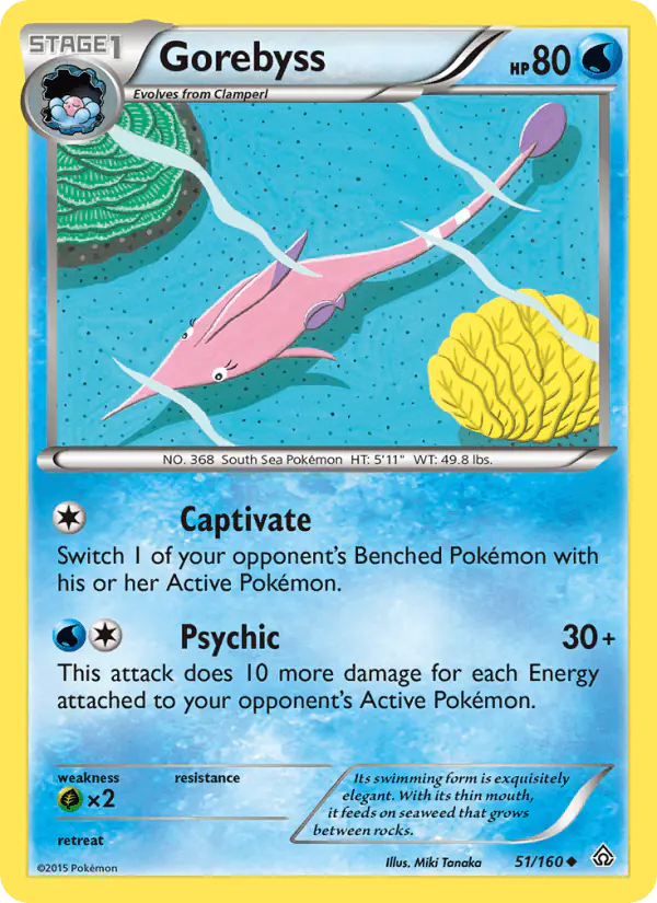 Carta Gorebyss 51/160 de Primal Clash