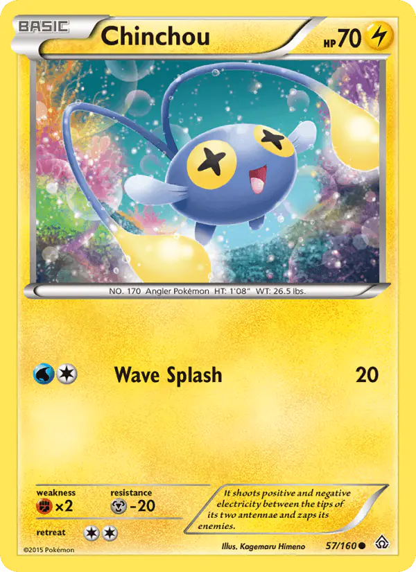 Carta Chinchou 57/160 de Primal Clash