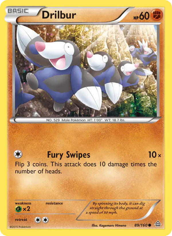 Carta Drilbur 89/160 de Primal Clash