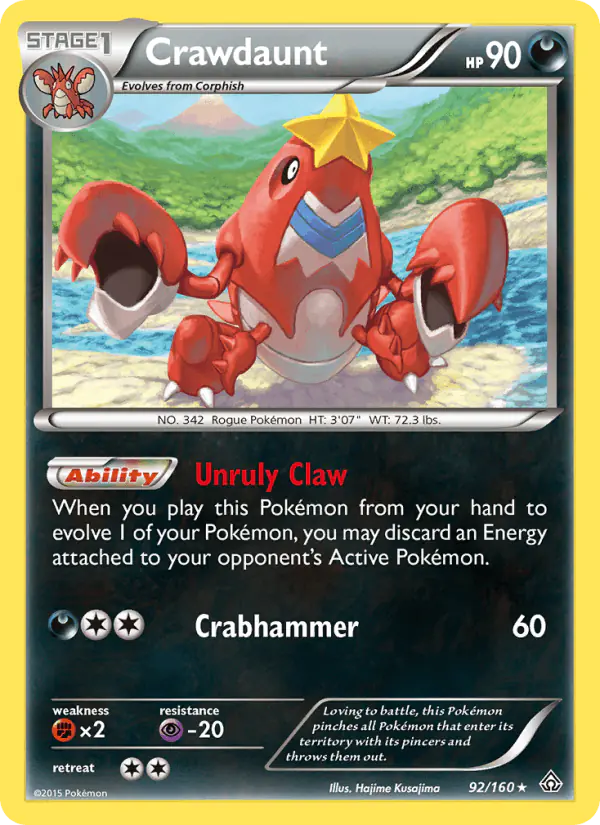 Carta Crawdaunt 92/160 de Primal Clash
