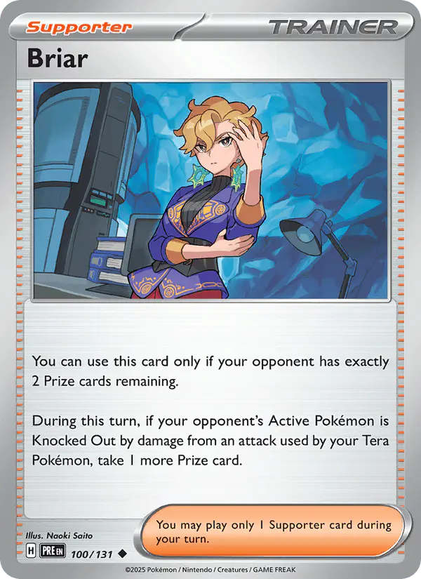Carta Briar 100/131 de Prismatic Evolutions